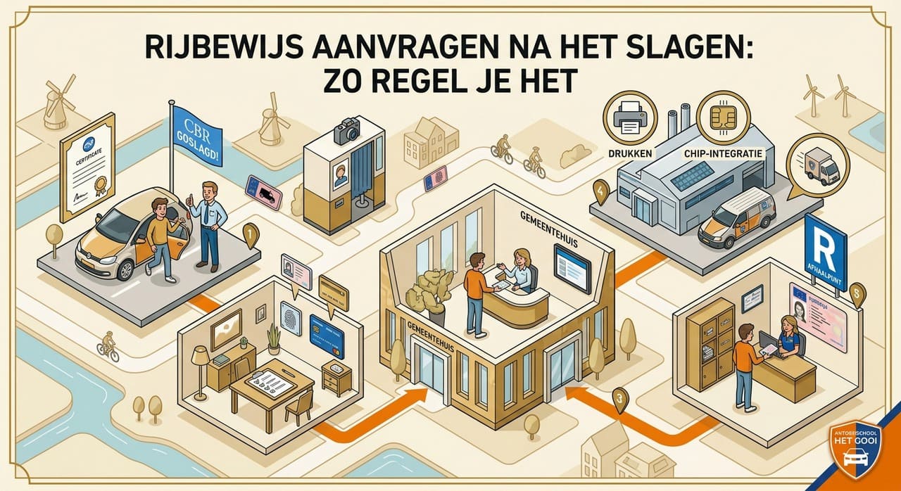 Rijbewijs aanvragen na het slagen: zo regel je het